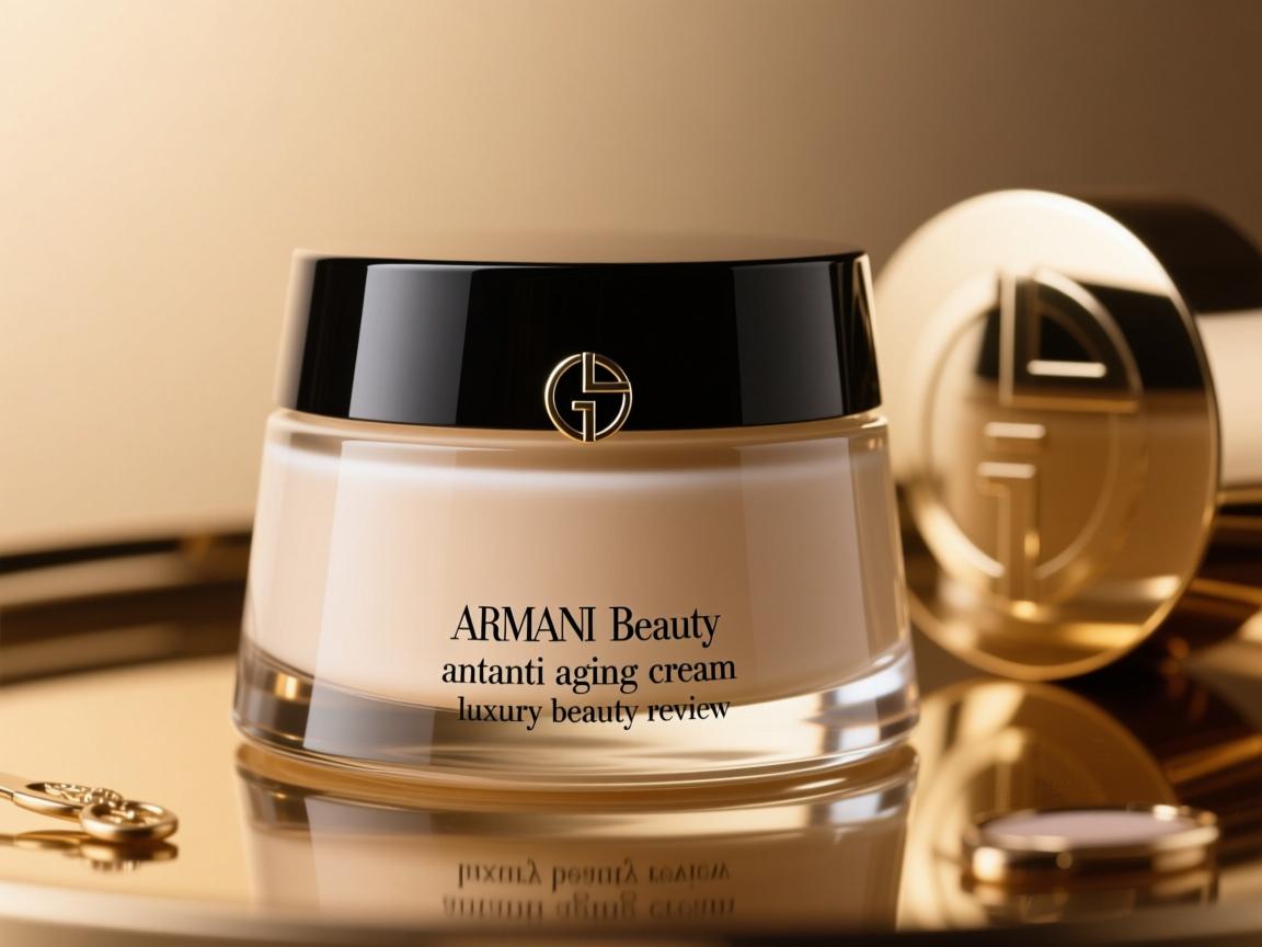 Armani Beauty anti aging cream luxury beauty review Armani Beauty anti