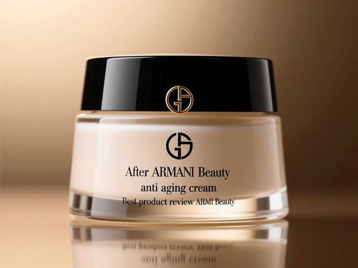 after Armani Beauty anti aging cream best product review Armani Beauty