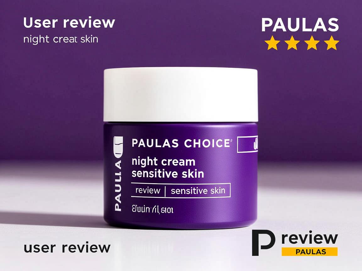 user review Paulas Choice night cream sensitive skin review Paulas