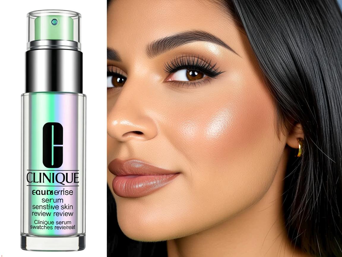 Clinique serum sensitive skin review Clinique serum swatches review