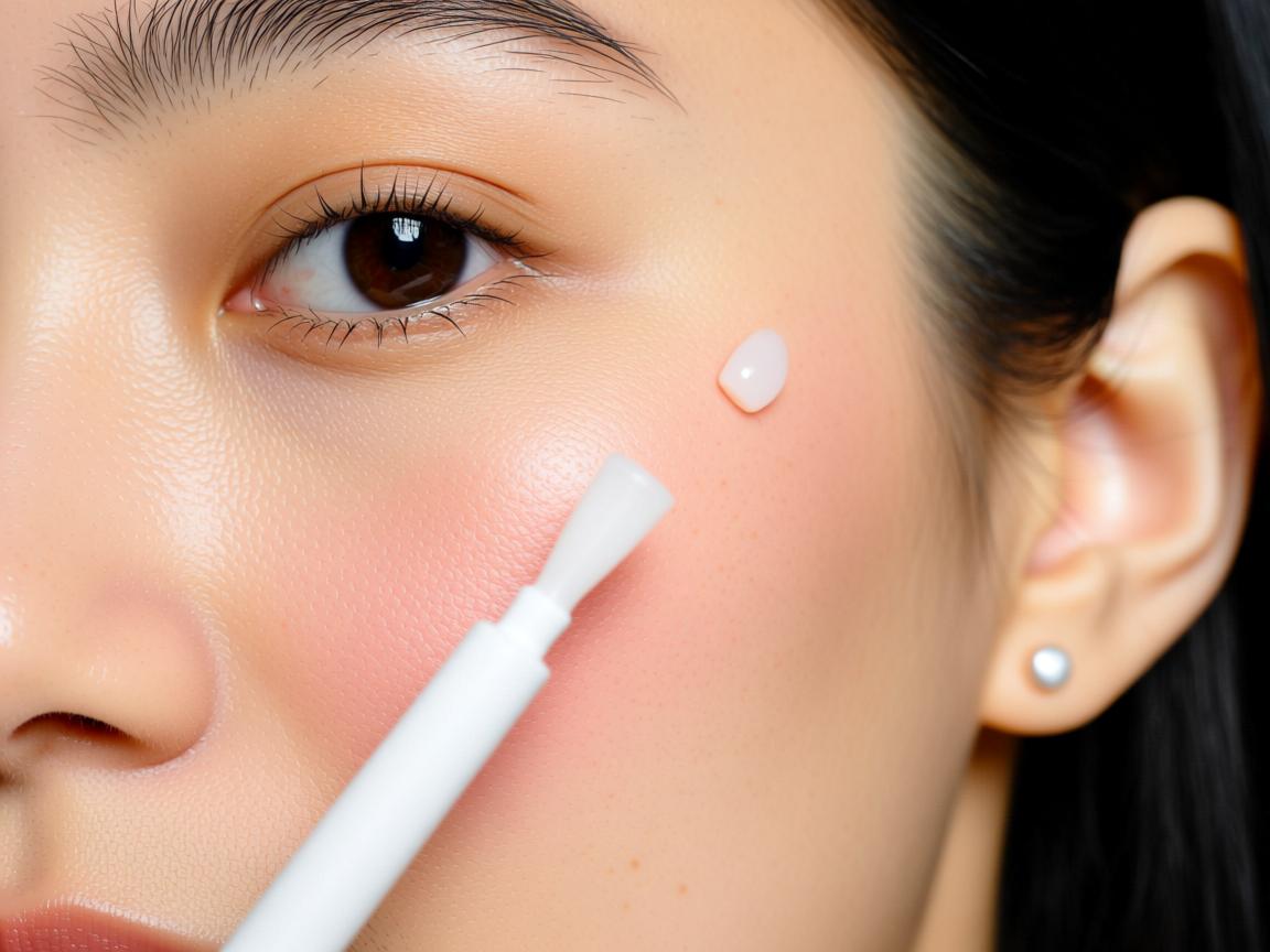 acne treatment swatches review The Ordinary acne treatment wear test The